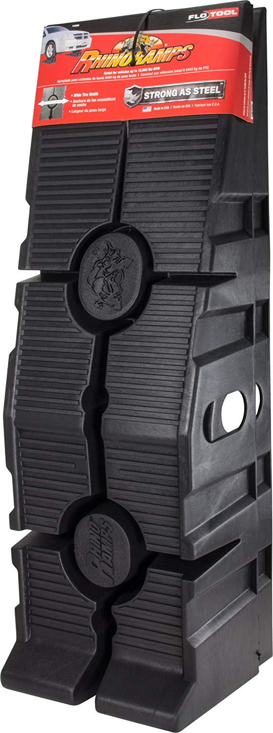 RhinRhinoRamps Vehicle Ramp Pair (12,000lb. GVW Capacity) BlendFish